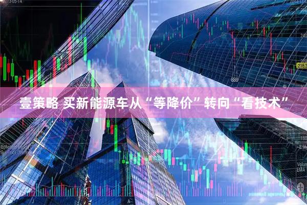 壹策略 买新能源车从“等降价”转向“看技术”